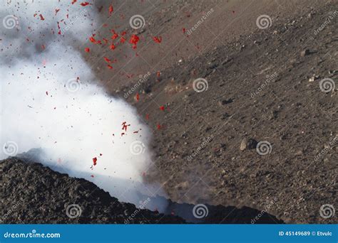 Detail Lapilli and Volcanic Bombs Stock Image - Image of earthquake, action: 45149689