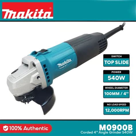 Jual MAKITA M0900B Angle Grinder Mesin Gerinda Tangan 4 Inch 540W MT90