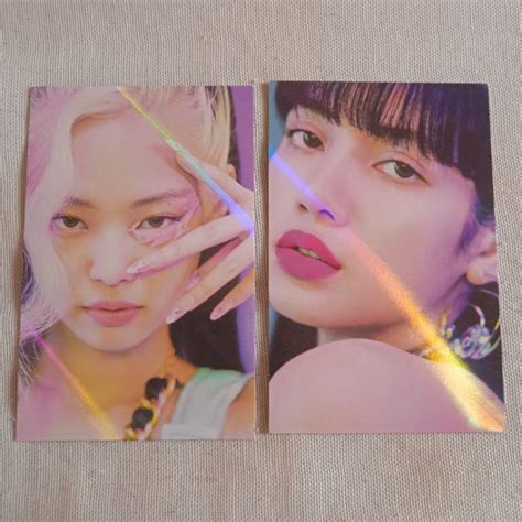 Blackpink How You Like That Hylt Withdrama Holo Pob Photocards [jennie