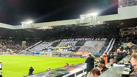 Wor Flags Display At St James Park To Welcome Bruno Guimaraes Video