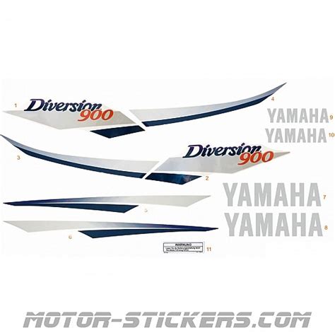 Yamaha Xj S Diversion Decals