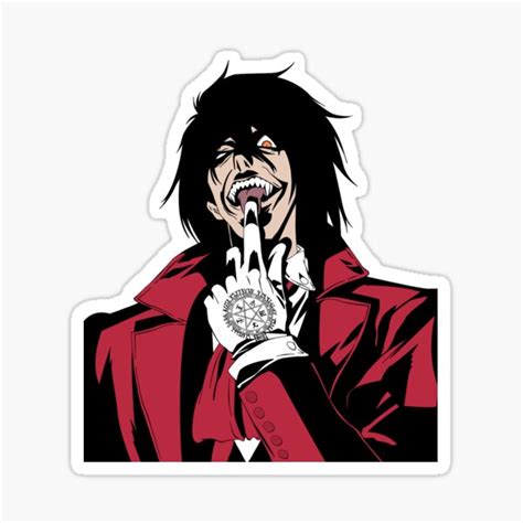 Alucard Hellsing Ultimate Sticker For Sale By Fanartz Designs