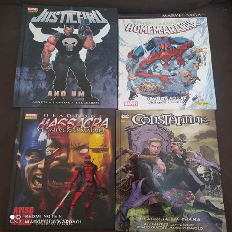 Lote 16 Hqs Marvel E Dc E 3 Mangas Lost Canvas Em Belford Roxo Clasf