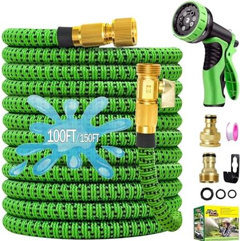 Expandable Hose Pipe For Garden Ft M Expanding Flexible Hosepipe