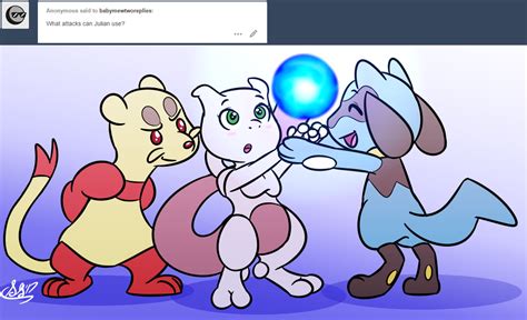 Baby Mewtwo replies question #37 by Scorpio-Gustavo on DeviantArt