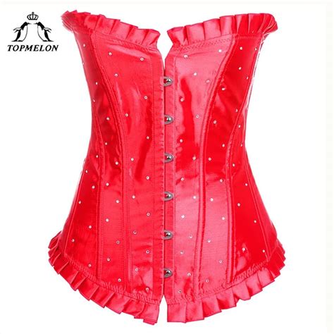 Topmelon Corselet Sexy Corset Steampunk Corset Bustier Gothic Corset