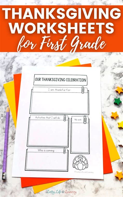 Thanksgiving Worksheets For First Grade