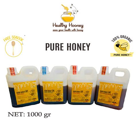 Jual 1Kg Madu Asli Murni 100 Nectar Bunga Raw Honey Madu Mentah