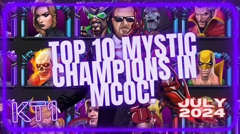 Top Mystic Champions In Mcoc Right Now June July Mcoc Ranking