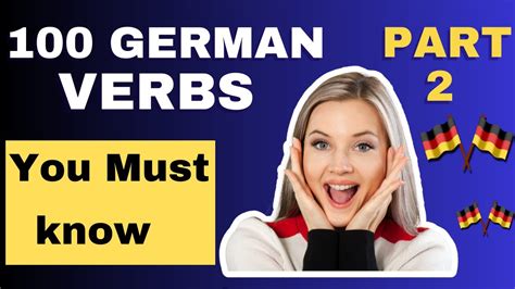 German Verbs German Verbs For Beginner Youtube