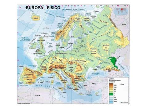 Europa Relevo Continente Europeu Geografia Newton Almeida