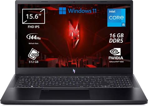 Acer Nitro V Anv Notebook Gaming Processore Intel Core I