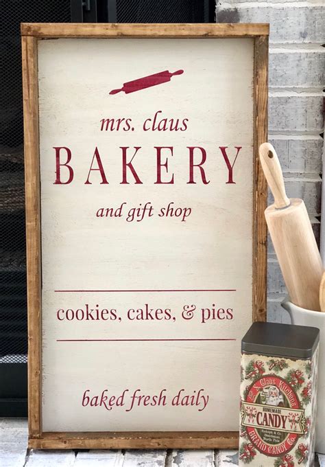 Excited To Share This Item From My Etsy Shop Mrs Claus Sign