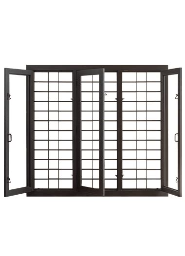 3 Panel Steel Window Cuirass Doors And Windows