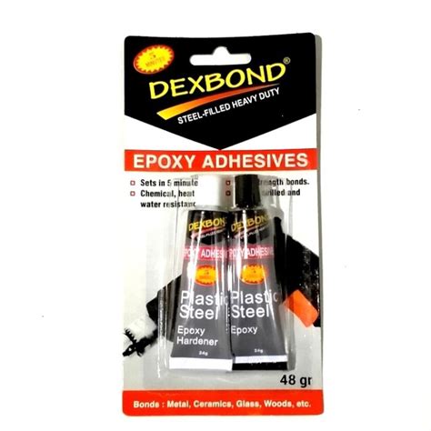 Jual Lem Besi Dexbond 5 Menit Epoxy Adhesives 48gram Shopee Indonesia