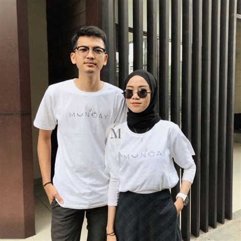 Jual Mystique Id Baju Kaos Couple Munday T Shirt Lucu Dan Aesthetic