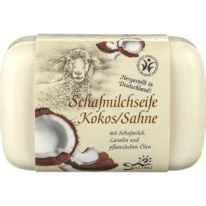 Natur Schafmilchseife Kokos Sahne 100g Saling Bauerntüte