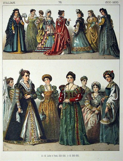 16th Century Italian Clothing 783px 1500 1600 Italian