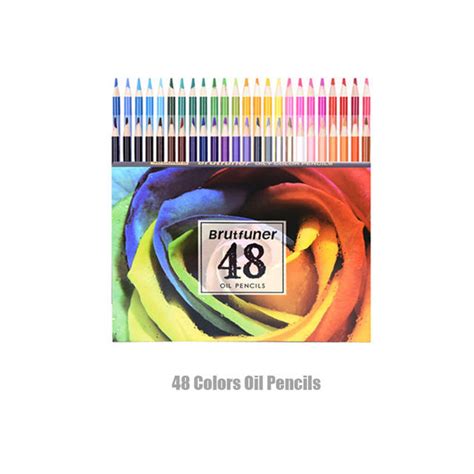 Brutfuner Professional Oil Color Pencils Set Painting Sketching Art