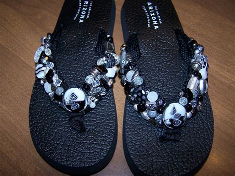 Beaded Flip Flops From Lisamcfee Etsy Beaded Flip Flops Flip