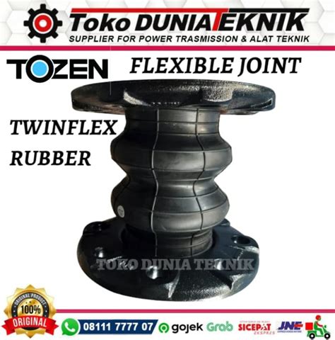 Jual Dn Jis K Flexible Rubber Joint Twinflex Tozen