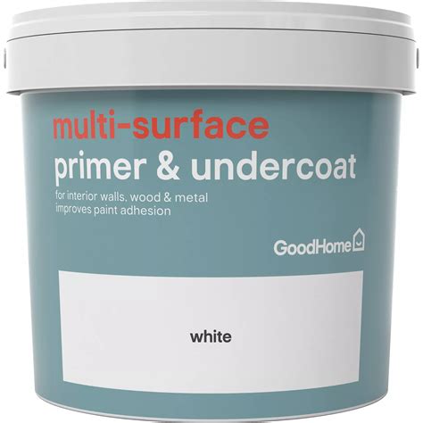 Goodhome White Multi Surface Primer And Undercoat 5l Departments Diy At Bandq