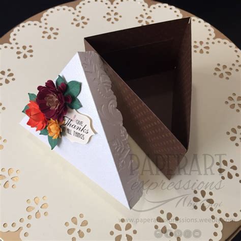 Cake Slice Favor Box Thanksgiving Favor Box Autumn Wedding Etsy