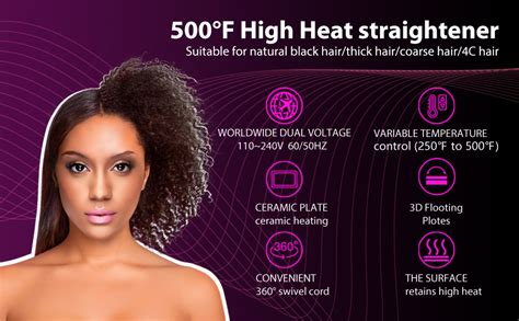 Amazon DAN Technology Flat Iron And Small Hot Comb For Black Women S Hair Wigs Hair