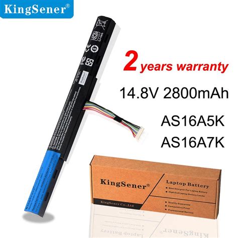 Buy Kingsener New As16a5k As16a7k As16a8k Battery For Acer Aspire E15