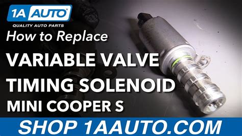 How To Replace Variable Valve Timing Solenoid Mini Cooper S Youtube