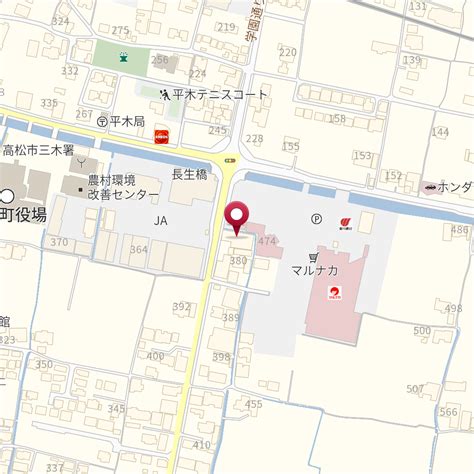 香川県木田郡三木町氷上382－1 の地図 Mapfan