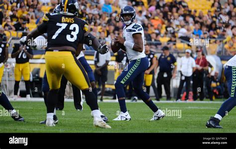 Acrisure Stadium 13th Aug 2022 Geno Smith 7 During The Pittsburgh