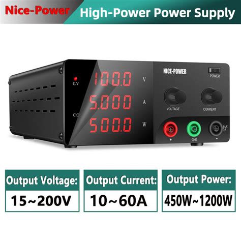 24V1000W Power Supply 12V 40A High Power Adjustable DC Regulated Power ...