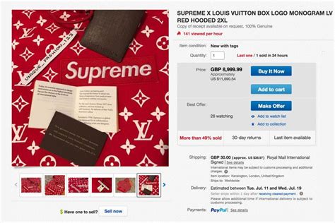 Louis Vuitton X Supreme Box Logo Logodix