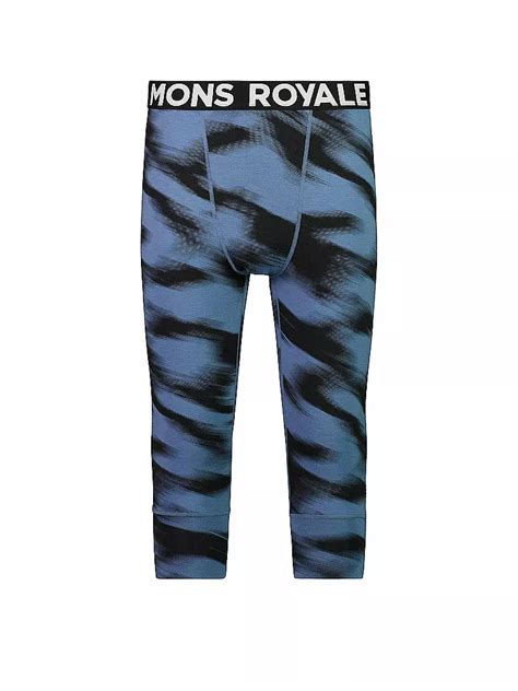 Mons Royale Herren Legging Cascade Merino Flex Grau