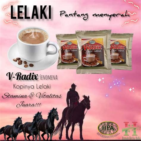 Jual KOPI V RADIX FENOMENA HPA PAK HAJI ORIGINAL 1 POUCH Shopee