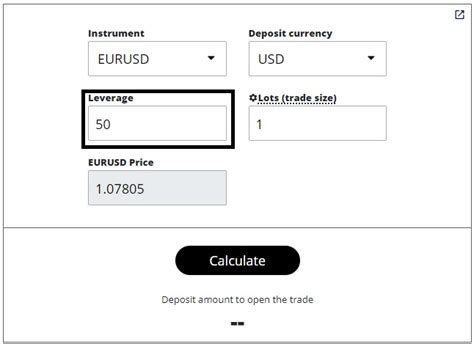 Forex Margin Calculator Money Needed To Open Order Get Know Trading