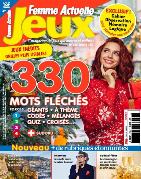 Abonnement Magazine Femme Actuelle Jeux Au Meilleur Prix Prismashop