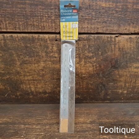 Vintage Rabone Chesterman No F Mm Metric Steel Ruler Tooltique