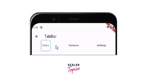 How to Add Tabbar in Flutter? - Scaler Topics