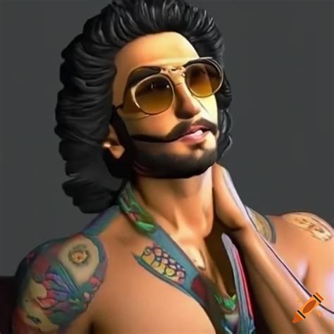 Ranveer singh in 3d animation