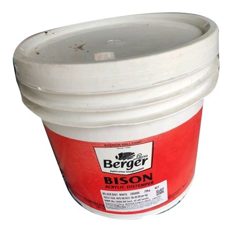 Berger L Bison Acrylic Distemper Ltr At Rs Bucket In Ludhiana