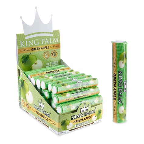 King Palm Single Mini Roll Display 24CT Thc Dry Herb Flower Pre