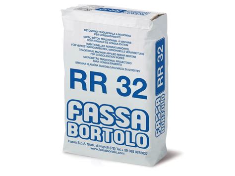 Rr Malta Cementizia Per Il Trattamento Di Versanti By Fassa