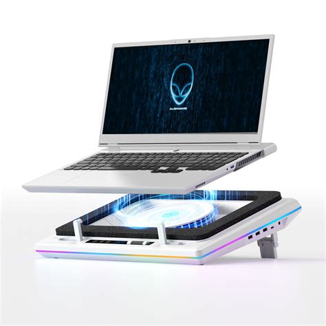 Llano Gaming Laptop Cooling Pad With Powerful Turbofan Rgb Laptop