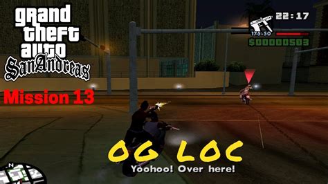 Gta San Andreas Mission Og Loc Pc Gameplay Easy Way Youtube