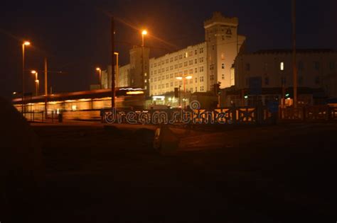 Norbreck Castle Hotel with Tram Stock Photo - Image of lancashire ...