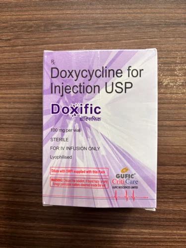 Doxific Doxycycline For Injection Usp Mg At Rs Vial In Patna