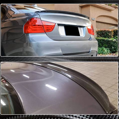 Bmw M33 Series E90 Carbon Fiber Trunk Spoiler Performance Rear Wing Ahacarbon