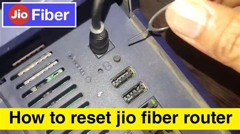 How To Reset Jio Fiber Router How To Solve Network Problem In Jio